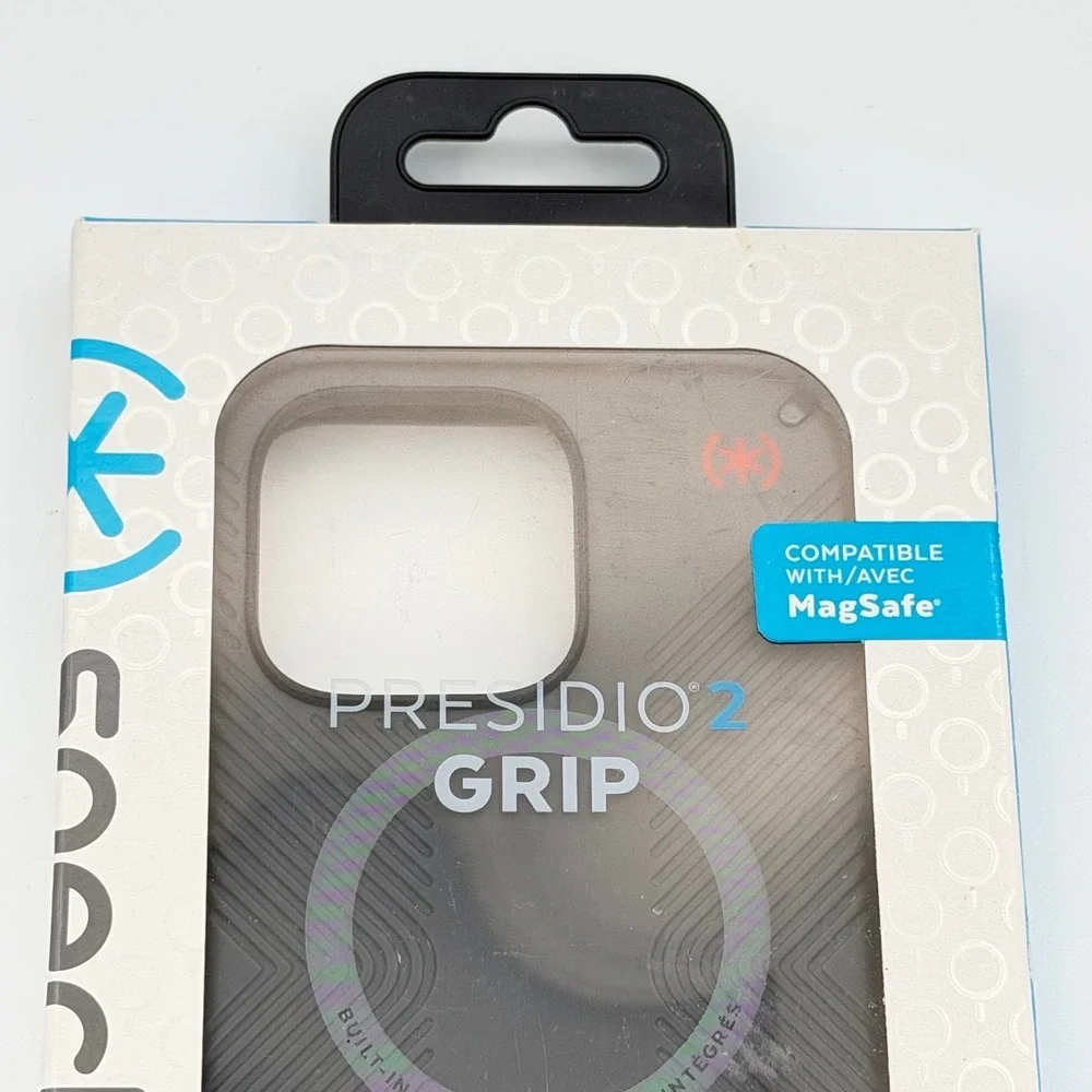 Speck Phone Case iPhone 13 Pro 6.1 Gray MagSafe Presidio 2 Grip